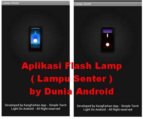 Aplikasi Lampu Senter dari Dunia Android